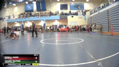 120 lbs 3rd Place Match - Tanner Telford, Corner Canyon vs Kimball Parry, Star Valley