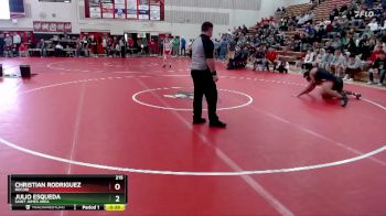 215 lbs Cons. Round 2 - Julio Esqueda, Saint James Area vs Christian Rodriguez, Rocori