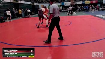 215 lbs Cons. Semi - Paul Thompson, Ketchikan High School vs Henry Rayburn, Lathrop Wrestling