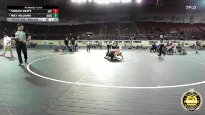 B3A-285 lbs Quarterfinal - Trey Williams, Mangum vs Derrick Pratt, Hinton