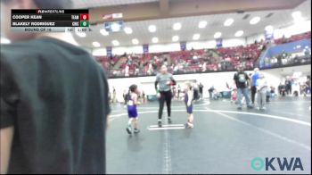37 lbs Round Of 16 - Cooper Kean, Team Worx Wrestling Club vs Blakely Rodriguez, Chickasha Youth Wrestling