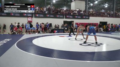 74 kg Champ. Rd Of 64 - Joey Showalter, Tar Heel Wrestling Club vs Ethan Stiles, Ohio RTC/ TMWC