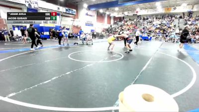 215 lbs Champ. Round 2 - Jacob Qubadi, Chaminade vs Adam Avila, Brawley Union