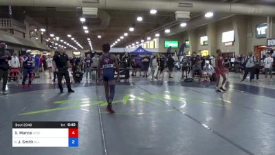 48 kg Cons 32 #2 - Xavier Mance, Level Up Wrestling Center vs Julian Smith, All I See Is Gold Academy