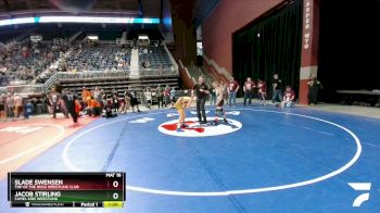 119 lbs 2nd Place Match - Jacob Stirling, Camel Kids Wrestling vs Slade Swensen, Top Of The Rock Wrestling Club