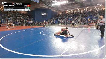 132 lbs Cons. Round 2 - Drew Roggie, St Christopher vs Jack Silfies, Bishop McCort