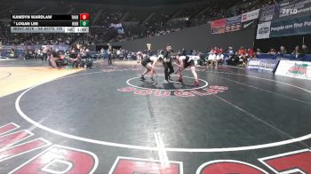 5A Boys 165 lbs Champ. Round 1 - Kamdyn Wardlaw, Thurston Boys vs Logan Lee, Ridgeview Boys