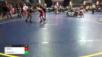 150 lbs Quarterfinal - Liam Magni, Big Spring vs Nace Krysinski, Steel Valley