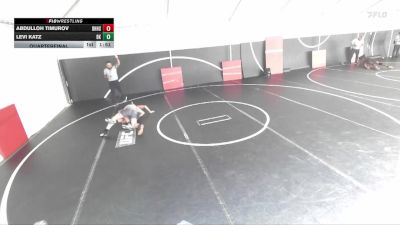 144 lbs Quarterfinal - Abdulloh Timurov, Beverly Hills High School vs Levi Katz, Big Kat