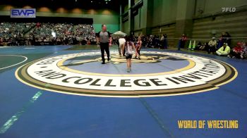 60 lbs Quarterfinal - Mia Dominguez, Crusader Wrestling vs Bellinda Alvarado De Leon, Hillsboro Mat Club