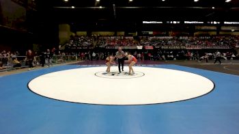 130 lbs Champ. Round 1 - Reese Vehige, Hays HS vs Raelyn Kelly, Tecumseh-Shawnee Heights HS