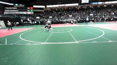 115 lbs Quarterfinal - Callen Owen, DAB1 vs Aiden Rohrbach, OCAA
