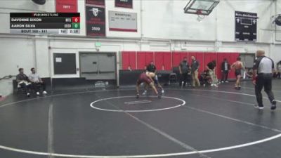 141 lbs Quarterfinal - Aaron Silva, Cerritos College vs Davonne Dixon, Mt. Sac