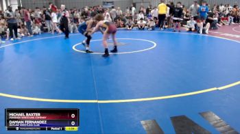 120 lbs Quarterfinal - Michael Baxter, Punisher Wrestling Company vs Damian Fernandez, Outlaw Wrestling Club