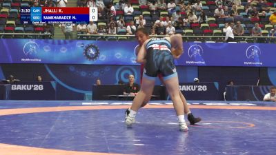 69 kg 1/8 Final - Khushleen Jhalli, Canada vs Nino Samkharadze, Georgia