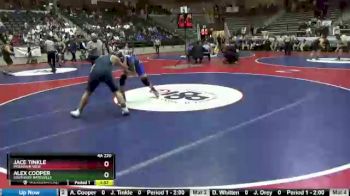 4A 220 lbs 1st Place Match - Alex Cooper, Southside Batesville vs Jace Tinkle, Mountain View