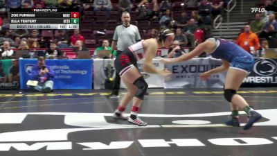136 lbs Semifinal - Zoe Furman, Montgomery-G vs Ella Teufert, Octorara-G