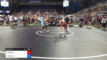 138 lbs Rnd Of 64 - Dane Renick, Arkansas vs Eddie Kessen, Ohio