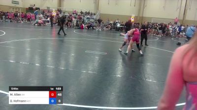 124 lbs Rr Rnd 2 - Maisa Allen, Die Hard Wrestling vs Donavanne Hofmann, Not Plain Jane's - Purple