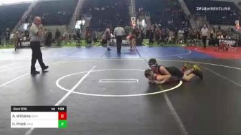 98 lbs Semifinal - Asher Williams, Bear WC vs Garrett Prock, Payson WC