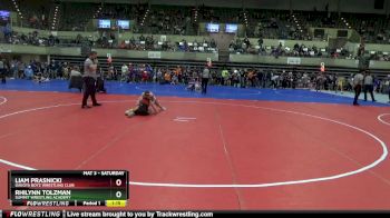 90 lbs Quarterfinal - Rhilynn Tolzman, Summit Wrestling Academy vs Liam Prasnicki, Dakota Boyz Wrestling Club