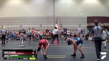 90 lbs Round 4 (6 Team) - Matt Blanke, American Gladiators-Thunder vs Ziggy Sandobal, Ohio Gold