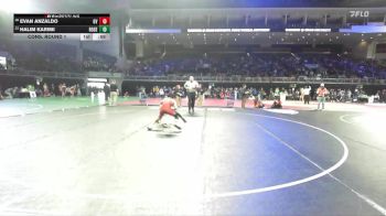 113 lbs Cons. Round 1 - Evan Anzaldo, Golden Valley vs Halim Karimi, Rosemont