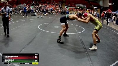 120 lbs Round 4 (6 Team) - Dylan Ilc, Lake WC vs Dylan Brown, Silo WC