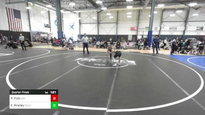 73 lbs Quarterfinal - Parker Fish, Mat Rats Rebooted vs Everett Kreiley, Gold Rush Wr Acd