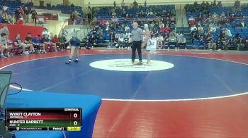 113 lbs Semis & 3rd Wb (16 Team) - Wyatt Clayton, Jefferson vs Hunter Barrett, Cass