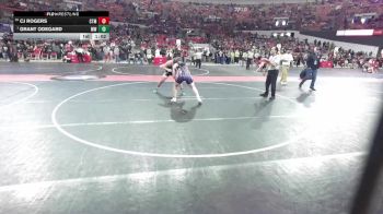 190 lbs Cons. Round 3 - Cj Rogers, Muskego Wrestling Club vs Grant Odegard, MES Wrestling