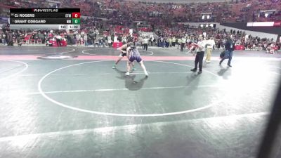 190 lbs Cons. Round 3 - Cj Rogers, Muskego Wrestling Club vs Grant Odegard, MES Wrestling