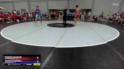 157 lbs Quarters & 1st Wb (16 Team) - Tharyn Hausler, Oklahoma Blue vs Thomas Gammill, Arkansas Red