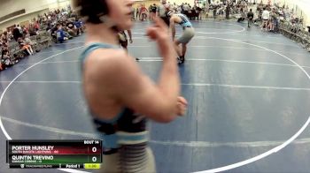150 lbs Round 5 (6 Team) - Porter Hunsley, South Dakota Lightning vs Quintin Trevino, Kansas Cobras