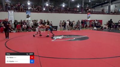 61 kg Consi Of 4 - Anthony Noto, Mat-Town USA vs Drake Ayala, Hawkeye Wrestling Club