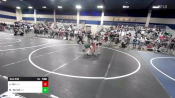 98 lbs Semifinal - James Hin, Red Wave WC vs Myles Terrell, Bay Area Dragons WC