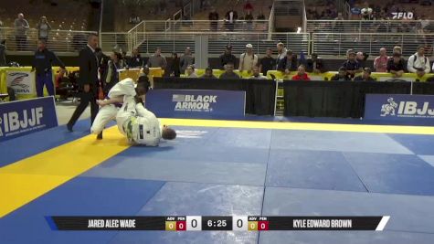 Kyle Edward Brown vs Jared Alec Wade 2025 Pan Jiu Jitsu IBJJF Championship
