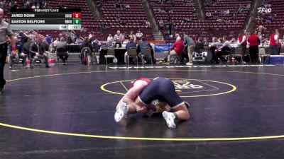 189 lbs Consi 4 - Jared Rohn, Saucon Valley vs Easton Belfiore, Brookville