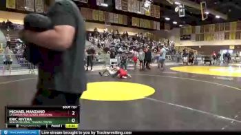 113 lbs Cons. Semi - Eric Rivera, NexGen Regional Training Center vs Michael Manzano, La Canada High School Wrestling