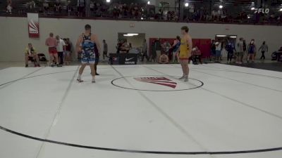 130 kg Quarterfinal - Jaxson Thomas, Tiger Den Wrestling Club vs Dawson Rull, Central Missouri