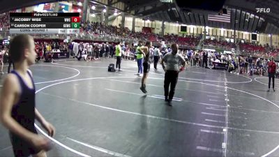 112 lbs Cons. Round 1 - Jacobby Wise, Wahoo Wrestling Club vs Carson Cooper, Garden County Wrestling Club