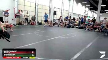 76 lbs Round 3 (8 Team) - Sam Winship, PA Alliance Blue vs Cayden Clark, M2TCNJ