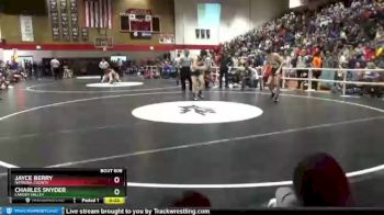 145 lbs Cons. Round 5 - Charles Snyder, Lander Valley vs Jayce Berry, Natrona County