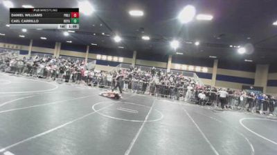 157 lbs Round Of 128 - Daniel Williams, Project 8 WC vs Cael Carrillo, Royal HS Wrestling