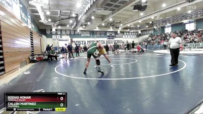 285 lbs Round 2 - Jaeden Rodriquez, Temecula Valley vs Aiden Salcedo, Murrieta Mesa