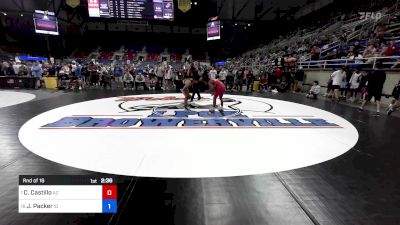 126 lbs Rnd Of 16 - Christian Castillo, AZ vs Jaxton Packer, ID