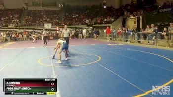 D 1 126 lbs Cons. Round 3 - AJ Bourg, St. Pauls vs Finn Brotherton, Lafayette