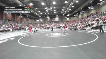 3A 190 lbs 5th Place Match - McCallister Crowley, Union vs Isaac Dansie, Juab