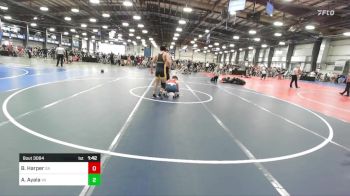 132 lbs Round Of 128 - Braden Harper, GA vs Adam Ayala, VA