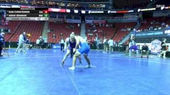 2A-285 lbs Champ. Round 2 - Aidan Jenaman, Wahlert, Dubuque vs Sam Christensen, Central Lyon/George-Little Rock